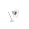 John Bead Must Have Findings 12mm Earring Studs Flat with Barrel Clutch